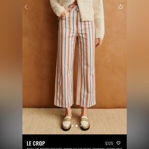 Sezane le crop pants